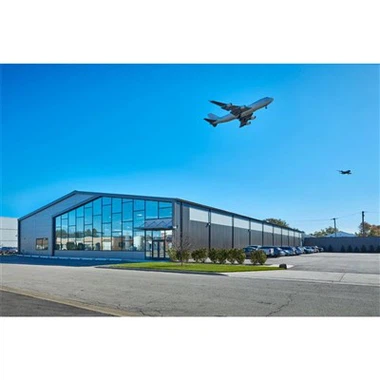 ساختمان تجاری اسکلت فلزی